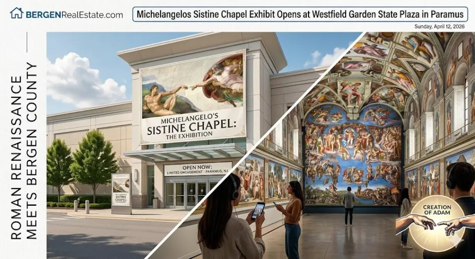 Rome Comes to Bergen County: Michelangelo’s Sistine Chapel Exhibit Opens at Westfield Garden State Plaza