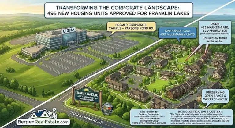 Transforming the Corporate Landscape In Bergen County: 495 New Housing Units Approved for Franklin Lakes