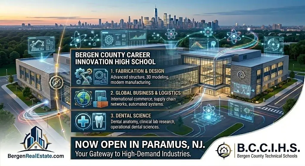 Inside the New Bergen County Career Innovation High School in Paramus