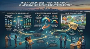 Inventory, Interest, and the 55 and over Boom: What’s Moving in Bergen County Real Estate?
